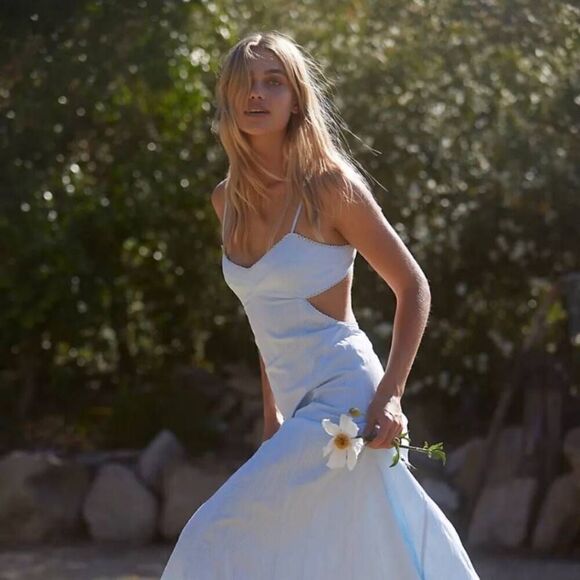 Free People Inma Midi Dress - Picture 1 of 8